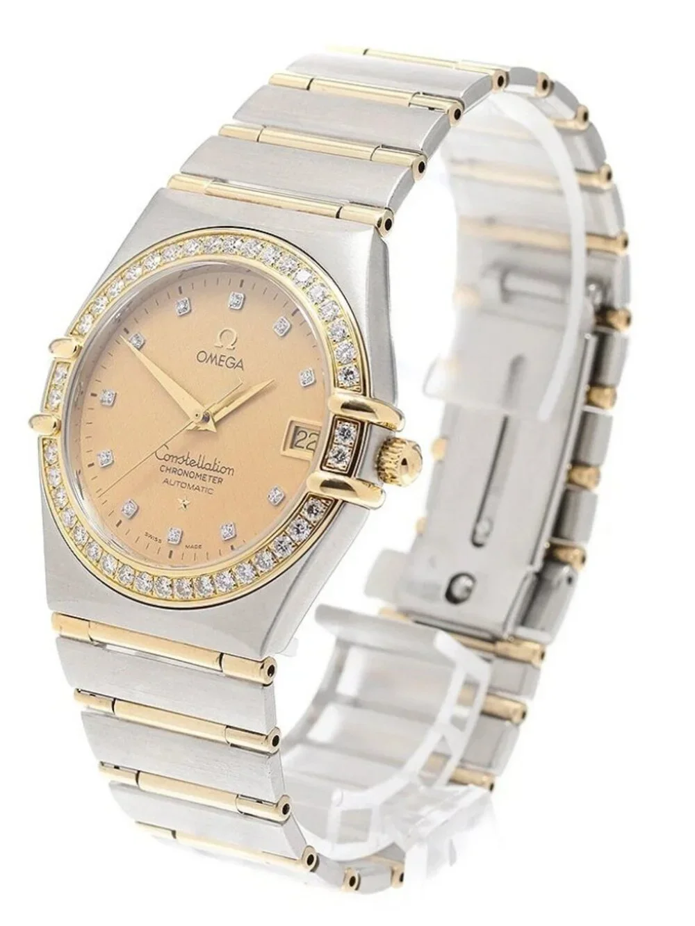OMEGA Constellation 1207.15 date full bar gold Dial Automatic Men's Watch_972642